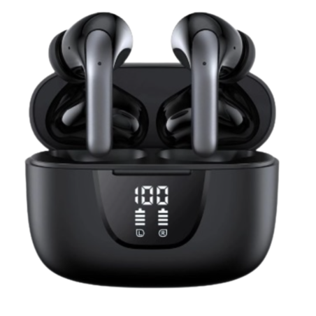FASR FS-EB8N Black Bluetooth Earbuds | Smarty